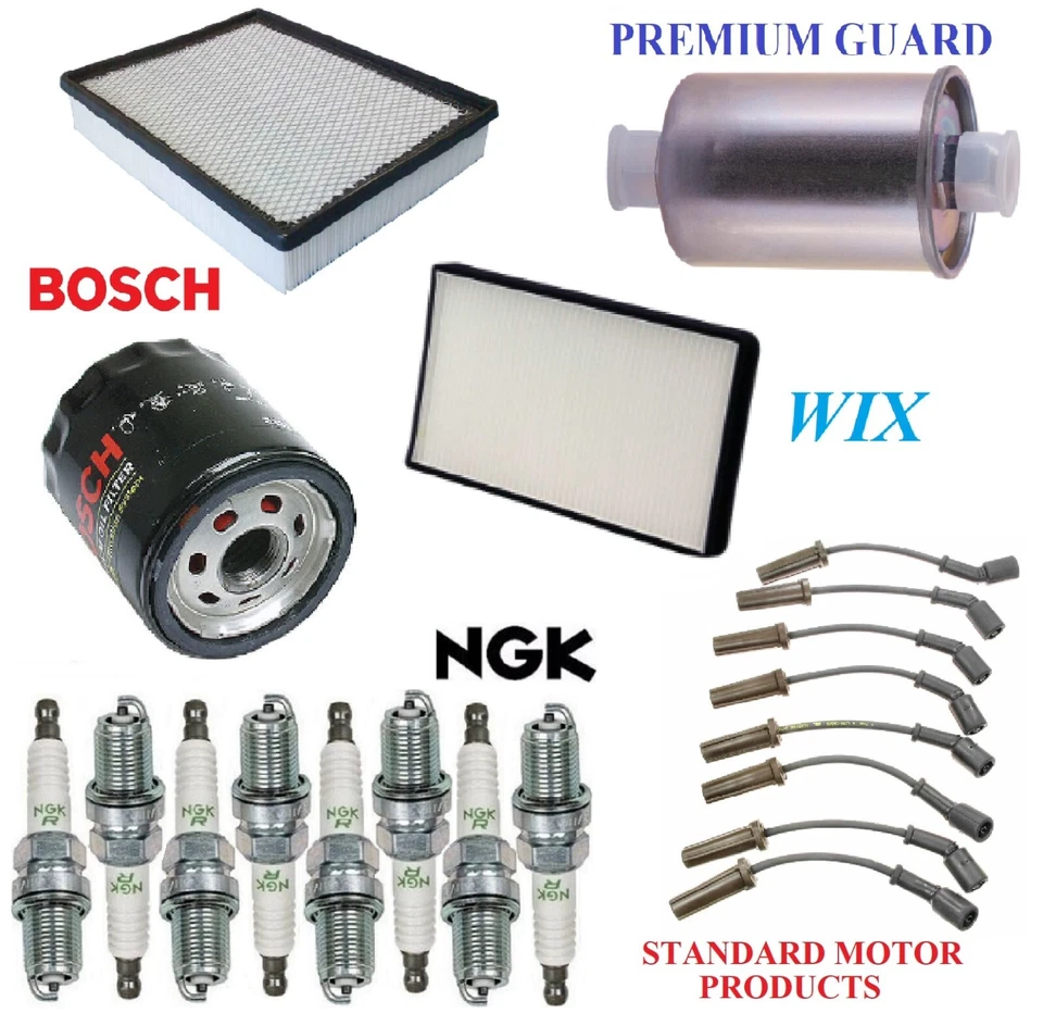 Kit de afinación filtros bujías para Chevy Silverado 2500 6,0 L, bobina redonda 03-04 Foto 1 de 1