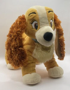 Disney Store 12" LADY and the Tramp Plush Stuffed Cocker Spaniel - Picture 1 of 6