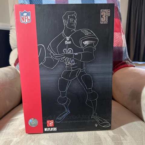 2007 Tom Brady Upper Deck All Star Vinyl New England Patriots Black /500 Figure Cover