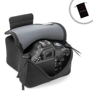 Protective DSLR Camera Case / Sleeve / Holster – Works With Canon EOS Rebel T5i - Picture 1 of 7