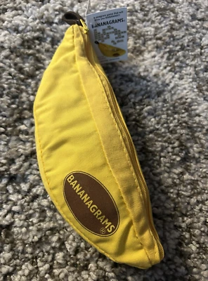 NEW Bananagrams Classic Word Tile Game – Fast-Paced Family Fun in Banana Pouch - Image 1 of 4