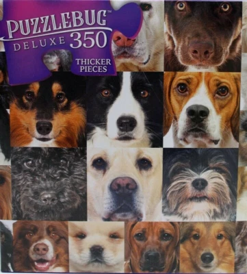 350 Pieces Jigsaw Puzzle 33 Dogs Puzzlebug Deluxe 20 X 12 - Image 1 of 3