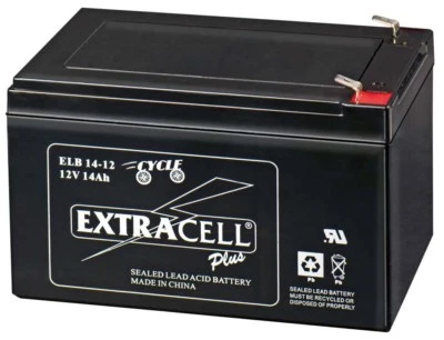 VARIABILE ALCAPOWER,MKC,EXTRACELL,JOIN,HQ,ECC BATTERIA 12V 14Ah CICLICA BICICLETTA ELETTRICA 12AH COME FIAMM FGC21202 FIAMM