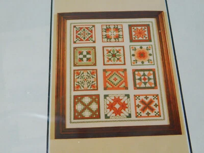 Canterbury Designs 计数十字绣取样器套件 FAVORITE 绗缝方形 CD-17 — 第 1/4 张图片