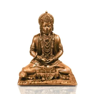 4.5 inch Bahubali Hanuman Ji Murti for Car Dashboard, Lord Hanuman Idol Statue - Picture 1 of 8