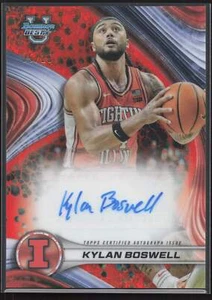 24-25 Bowman Best #B24-KBO Kylan Boswell Best of 2024 autógrafos diamantes naranjas - Imagen 1 de 2