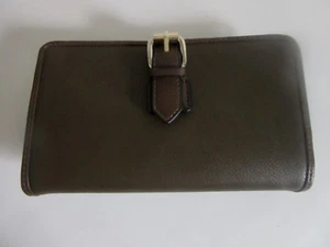 Cartera Mujer Sello Simply Noelle Marrón Bloqueo Grande Bolso sin asas Muñequera Nueva con Etiquetas - Imagen 1 de 3