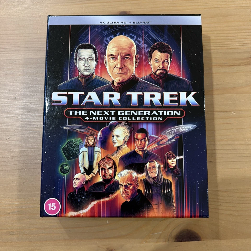 Star Trek: The Next Generation 4-Movie Collection [15] 4k UHD Box Set - Image 1 of 4