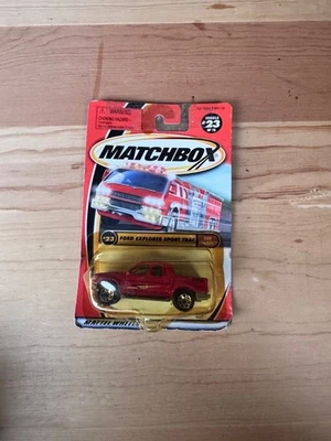 Camión de juguete fundido a presión Matchbox Ford Explorer Sport Trac #23 nuevo en paquete 2001 Foto 1 de 4