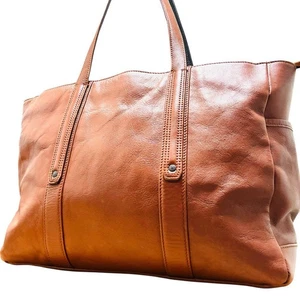 Solatina Tote Bag Business Marrone Usato Borsa a Mano Tracolla - Foto 1 di 12