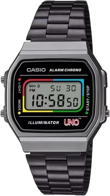 Casio Casio Collection Vintage Schwarz Unisex Armbanduhr A168WEUC-1AER - Bild 1 von 4