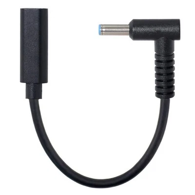 Type C Female Input to DC 4.5mm x 3.0mm Power PD Charge Cable For HP Laptop G - Image 1 of 4