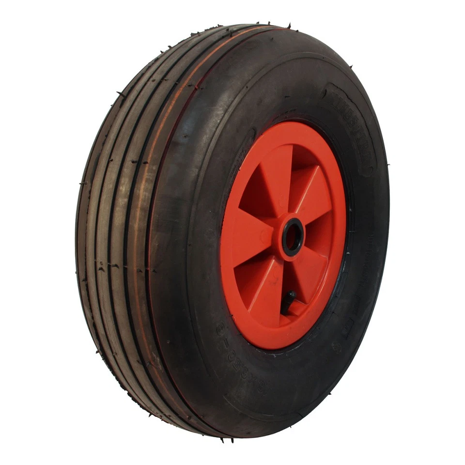 KINGS TIRE Komplettrad 16x6.50-8 V-3503 4PR + 2.50Ax8 NL88 kunststoff, Rot - Bild 1 von 1