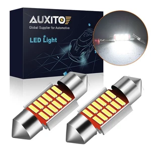31MM DE3175 DE3022 Festoon LED Interior Ceiling Bulb Dome Light 6000K 6461 White - Bild 1 von 10