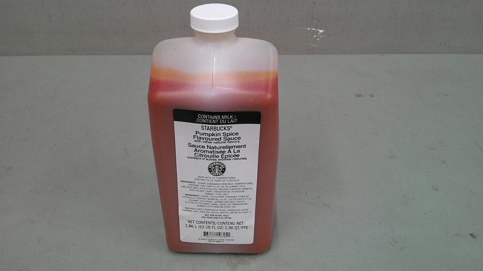 南瓜香料调味酱 - 1.86 升 瓶装 — 第 1/1 张图片