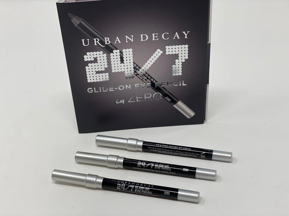 5X Urban Decay Eyeliner  24/7 Glide On Eye Pencil ZERO Travel .03 oz  NEW Bulk - Image 1 of 1