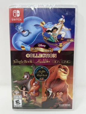 Disney Classic Games Collection- Nintendo Switch Aladdin, Lion King New Sealed - Image 1 of 3