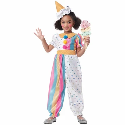 Sweet Treats Clown Circus Funny Party Book Week Toddler Girls Costume - Image 1 of 3