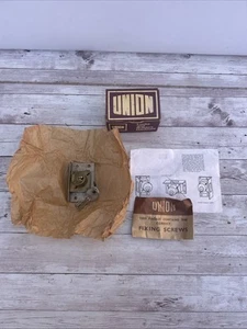 Vintage Union cilindro fino o armadio Deadlock n. 4147 nuovo vecchio magazzino - Foto 1 di 12