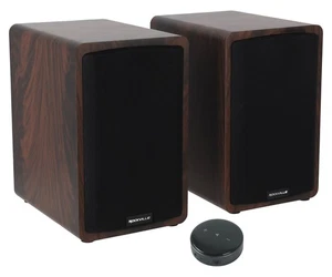 Rockville ELITE-5D 5.25" Bookshelf Speakers w/Bluetooth+Wifi Streaming Receiver - Picture 1 of 12