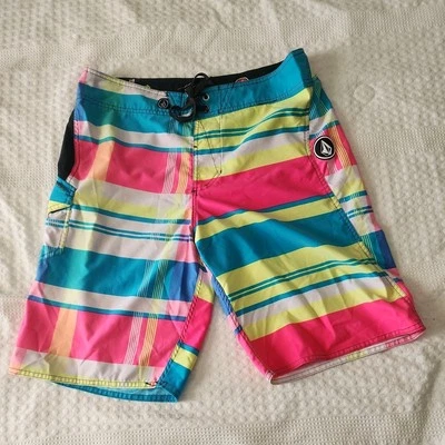mens multi-color Block Neon HURLEY PHANTOM board shorts swim trunks 29 x 10 - Image 1 of 4