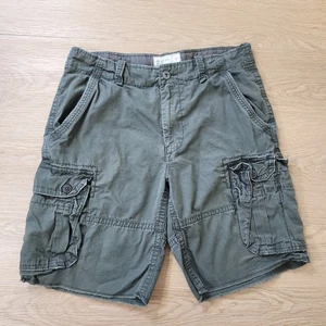 Pantalón Corto American Eagle Cargo Hombres 34 Verde Ejército Clásico Ripstop Gorpcore Cintura 36 - Imagen 1 de 10