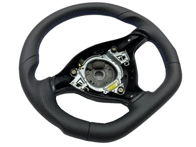 VW GOLF 4 IV PASSAT 3B BORA Leder Lenkrad Lederlenkrad Abgeflacht NEU BEZOGEN - Bild 1 von 4