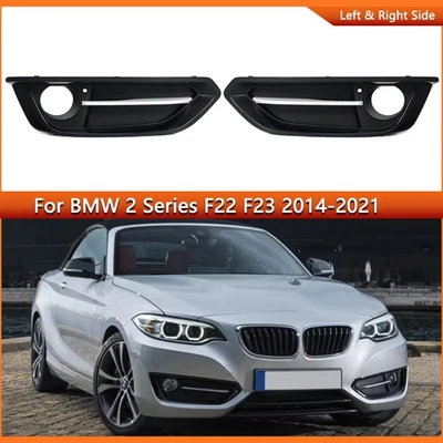 Pair Front Fog Lamp Covers Fit For 2014-2021 BMW F22 F23 228i 230i Sport Line - Изображение 1 из 4