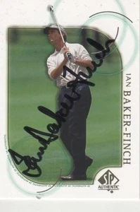 IAN BAKER FINCH SIGNED 2001 UPPERDECK SP AUTHENTIC #10 - PGA GOLF TOUR - Picture 1 of 1