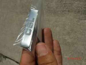 BMW E46 M3 Fender Grille EMBLEM BADGE ((CSL)) LOGO ORIGNAL Genuine RARE!!! - Picture 1 of 3