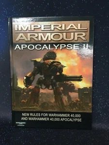 WARHAMMER 40K IMPERIAL ARMOUR APOCALYPSE 2 II HC - Picture 1 of 2