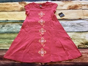 Tea Collection Dress NWT Coral Yellow Knit Size 10 - Picture 1 of 3