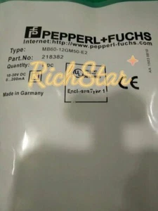 1 Stück MB60-12GM50-E2 für Pepperl + Fuchs Neu Näherungssensor Schalter Kostenloser Versand - Bild 1 von 4