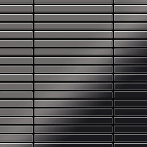 Mosaico azulejo macizo metal titanio alto brillo gris oscuro 1,6 mm Linear-Ti-SM - Imagen 1 de 4