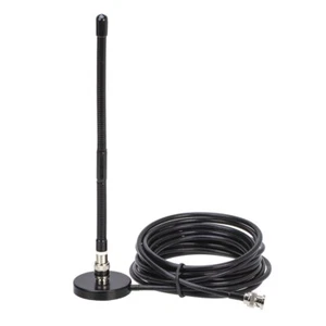 CB Mobile Antenna 27MHz Soft Antenna RG-58 5M Magnetic Base BNC PL259 Connector - Picture 1 of 13