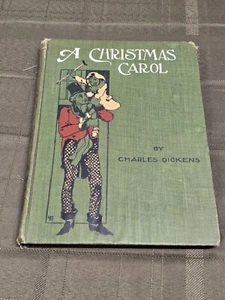 Charles Dickens  CHRISTMAS STORIES (ill.) McGLoughlin Brothers Circa 1909 - Picture 1 of 11