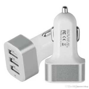 3,1A 3in1 USB KFZ Stecker Lader Charger Adapter fürs Auto 12V 24V 5V 3,1 3fach - Bild 1 von 1