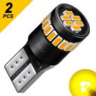 194 Led Light Bulb Car Dome Map License Plate Lights Amber Yellow 2825 W5w T10