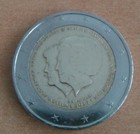 2 EURO 2013 Paesi Bassi Betrice Regina Olanda Commemorativa Neederland