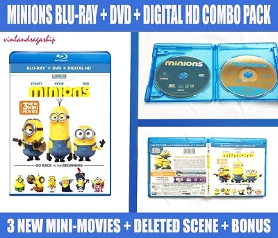 Minions (Blu-ray + DVD + DIGITAL HD) - Blu-ray W/ Special Features - Image 1 of 4