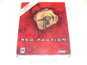 Red Faction Big Box PC Juego CD-ROM 2001 THQ 2 CD Guía de Estrategia Manual de Juego Difícil de Encontrar - Imagen 1 de 5