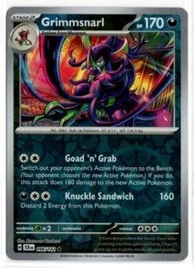 Pokemon Stellar Crown Reverse Holo 095/142 Grimmsnarl - Bild 1 von 2