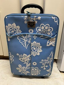 Roxy Quiksilver Floral Carry On Luggage 20” X 10” X 7” - Picture 1 of 12