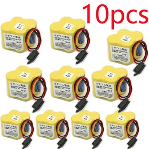 10X BR-2 / 3AGCT4A 6V Akumulator PLC do systemu maszyn CNC FANUC A98L-0031-0025 + wtyczka - Zdjęcie 1 z 10
