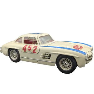 Bburago White 1954 Mercedes 300 SL Model Car Decal Decorated 1/18 Size - Picture 1 of 13