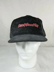 Sombrero de camionero Detroit Grand Prix pana hecha en EE. UU. vintage gris carreras - Imagen 1 de 6