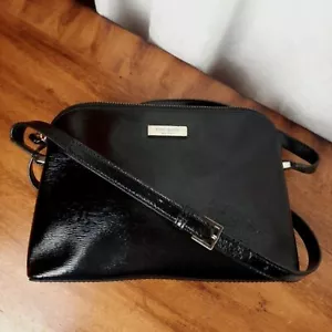 Kate Spade Patent Leather Black Crossbody Bag - Picture 1 of 14