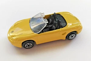 Porsche Boxster Yellow Convertible Die Cast Metal Car, Maisto, Mint Loose Cond. - Picture 1 of 4