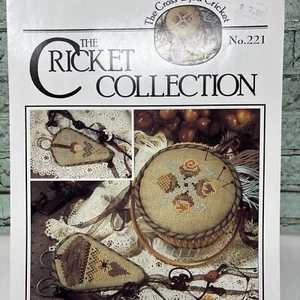 It's In The Basket Scissors Cushion The Cricket Collection Cross Stitch Ptrn 221 - Picture 1 of 2