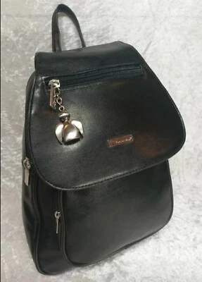 DANIEL RAY Rucksack, Farbe Schwarz, Kunstleder, 1A Zustand - Bild 1 von 4